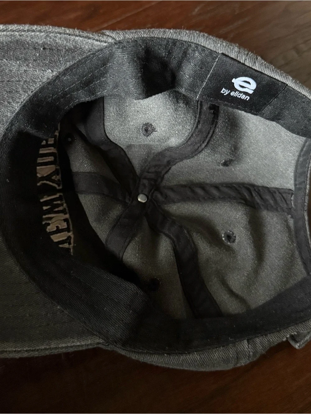 New York Embroidered Dad Cap - Charcoal